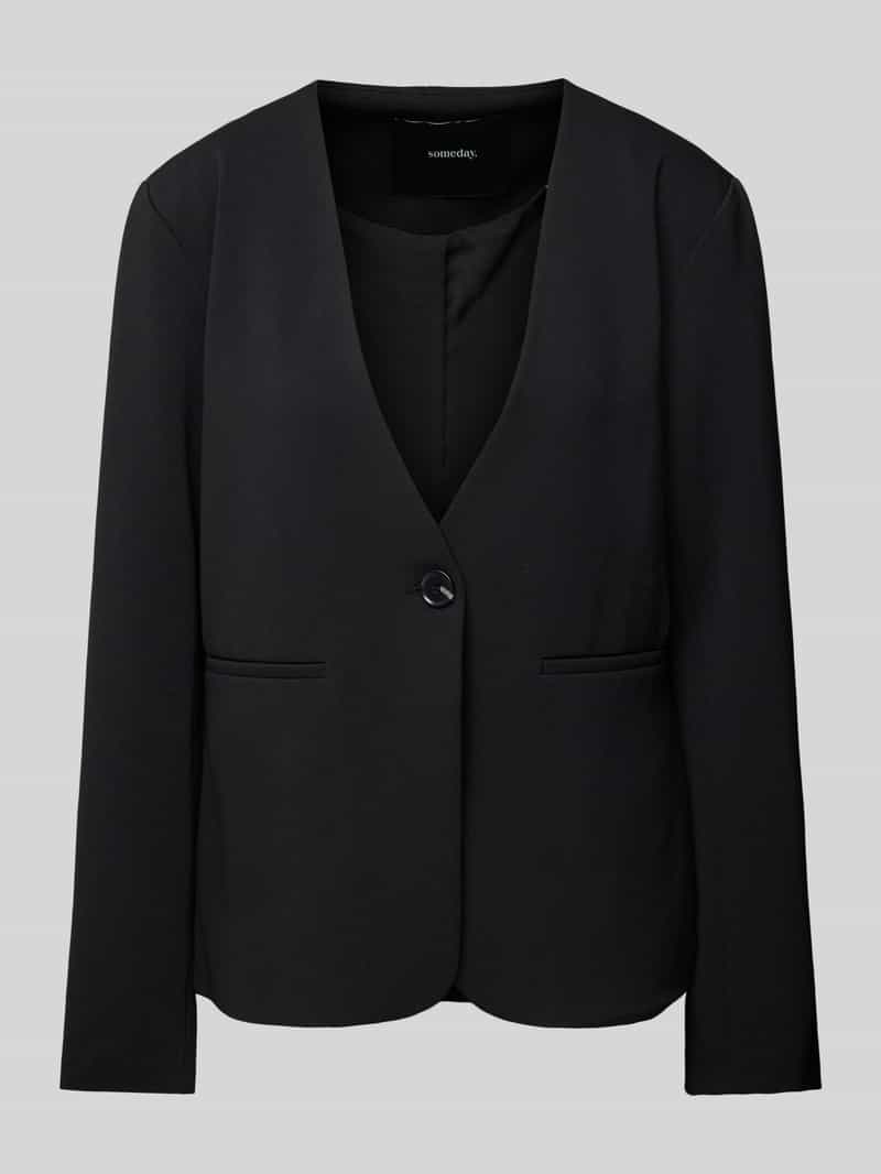 Blazer met strookzakken, model 'Nebru'