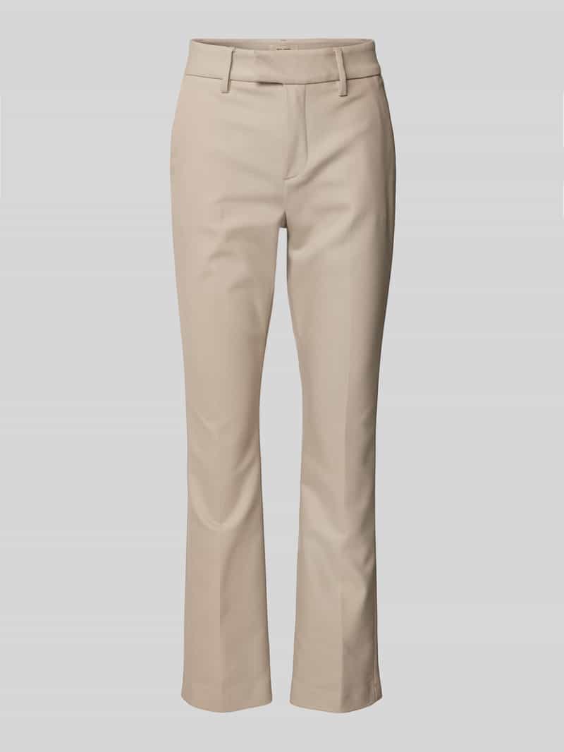MOS MOSH Slim fit stoffen broek met steekzakken model 'ELLEN NIGHT'
