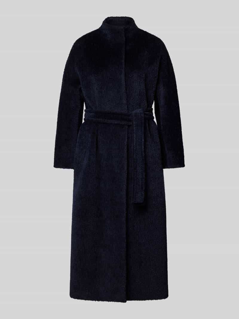 Max Mara Studio Lange wollen jas van alpacamix model 'FERITO'