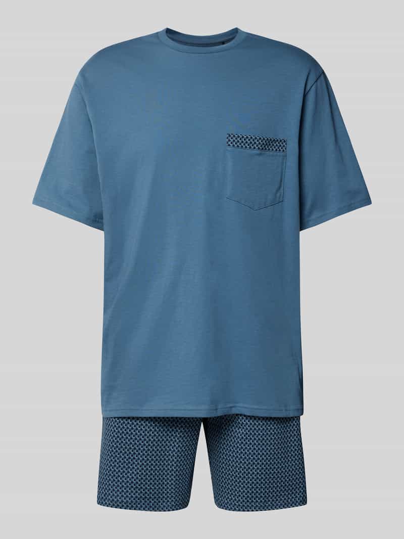 Schiesser Pyjama met borstzak