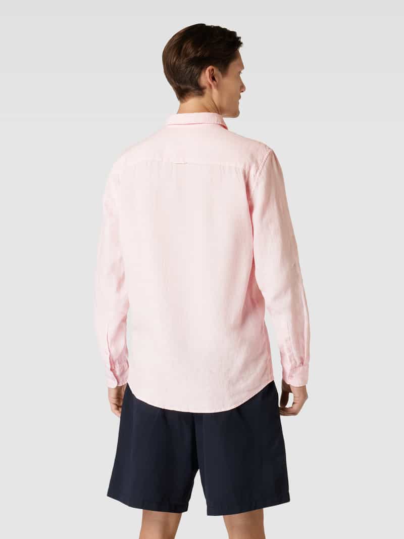 Tailored fit vrijetijdsoverhemd met labelstitching MCNEAL