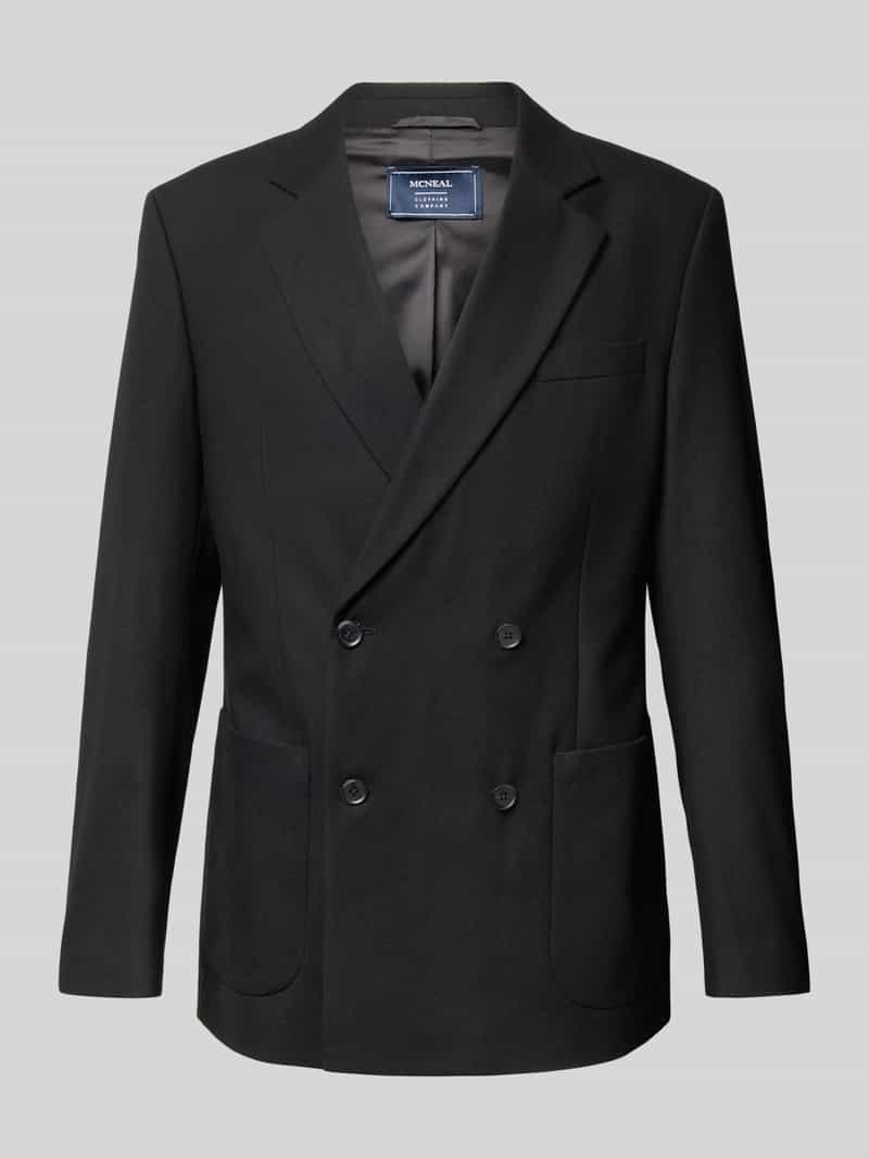 MCNEAL Regular fit colbert met viscose en reverskraag