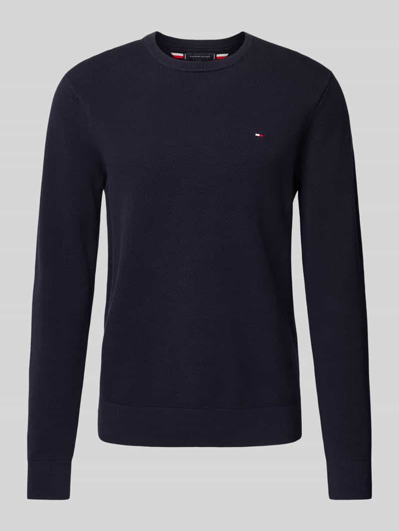 Tommy Hilfiger Gebreide pullover met ronde hals