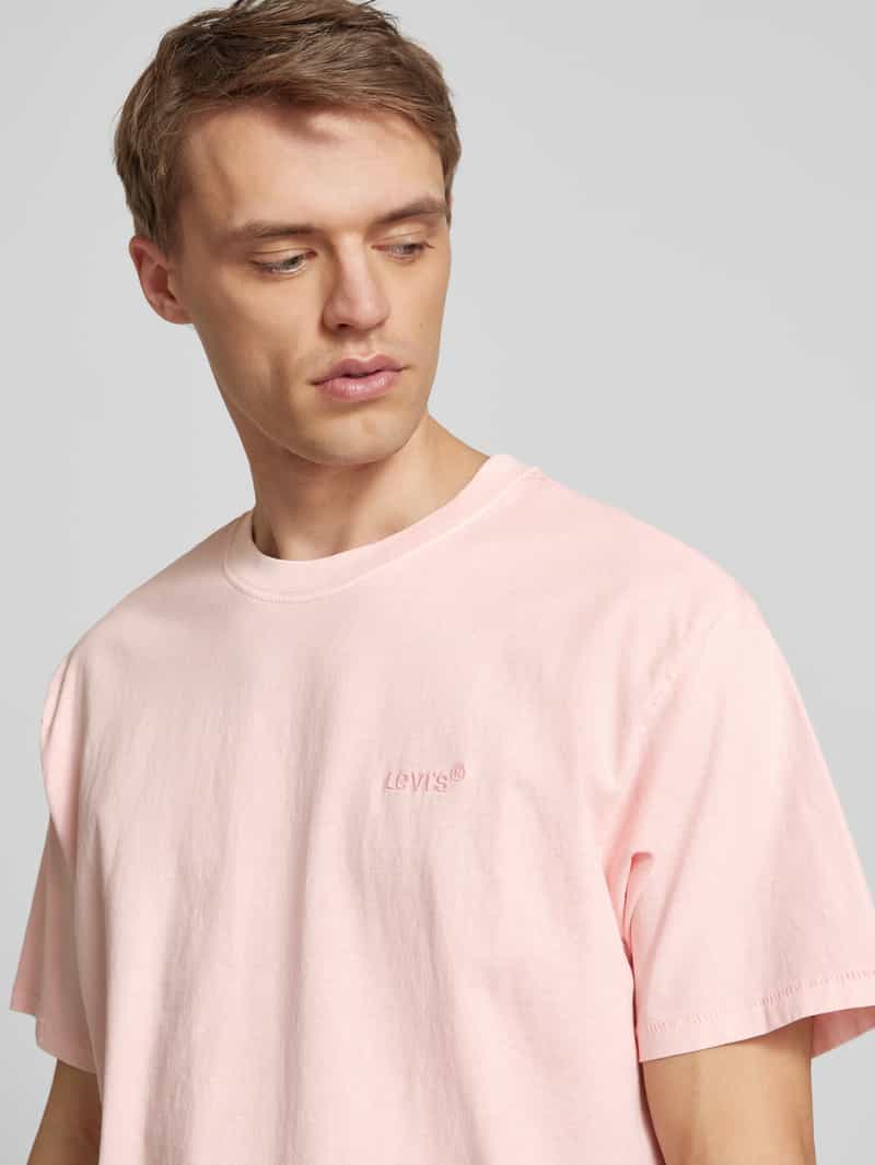 Levi's T-shirt met labelstitching