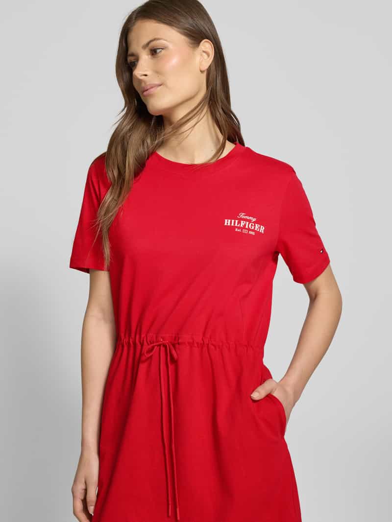 Tommy Hilfiger Oversized vrijetijdsjurk van puur katoen
