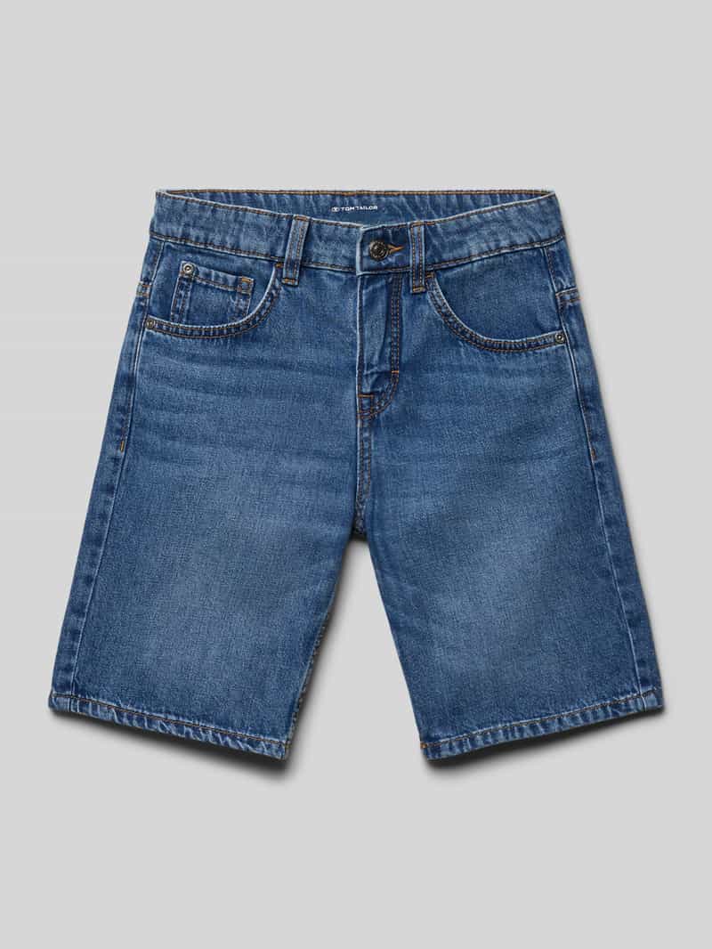 Tom Tailor Regular fit korte jeans van puur katoen