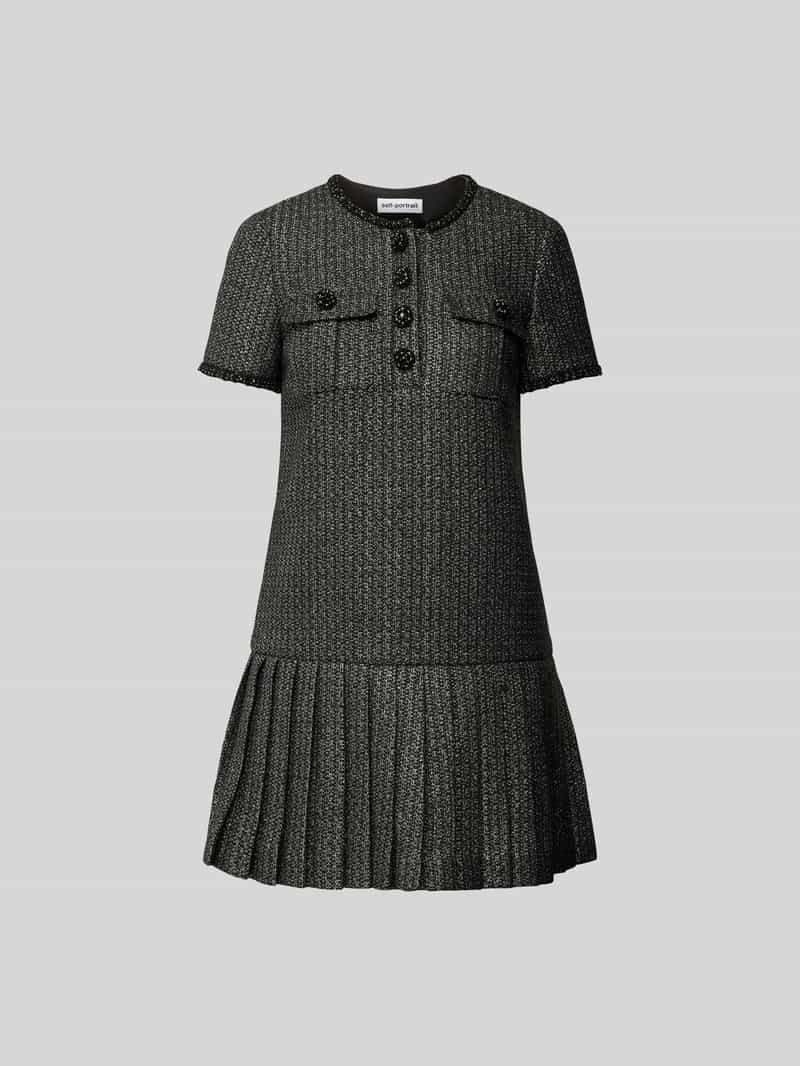 Minijurk met ronde hals