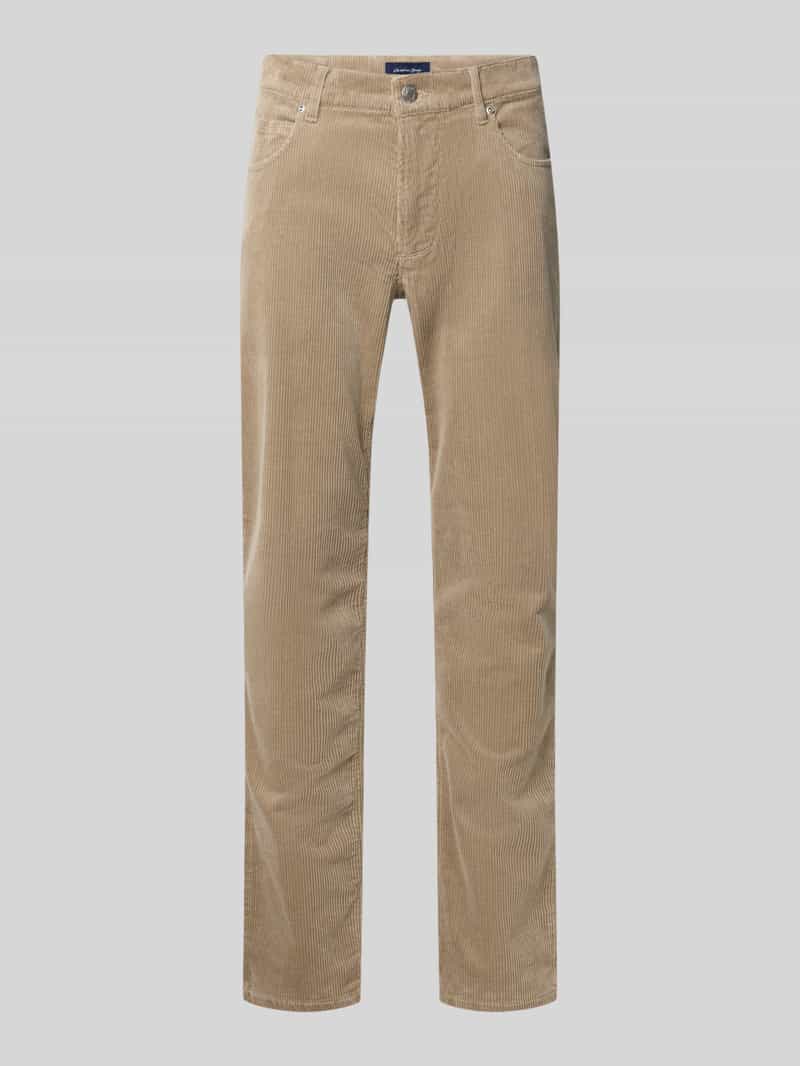 regular fit corduroy broek in 5-pocketmodel