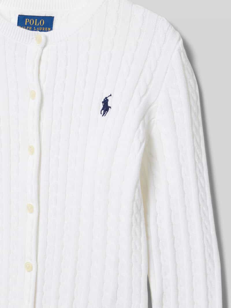Polo Ralph Lauren Teens Cardigan met logostitching