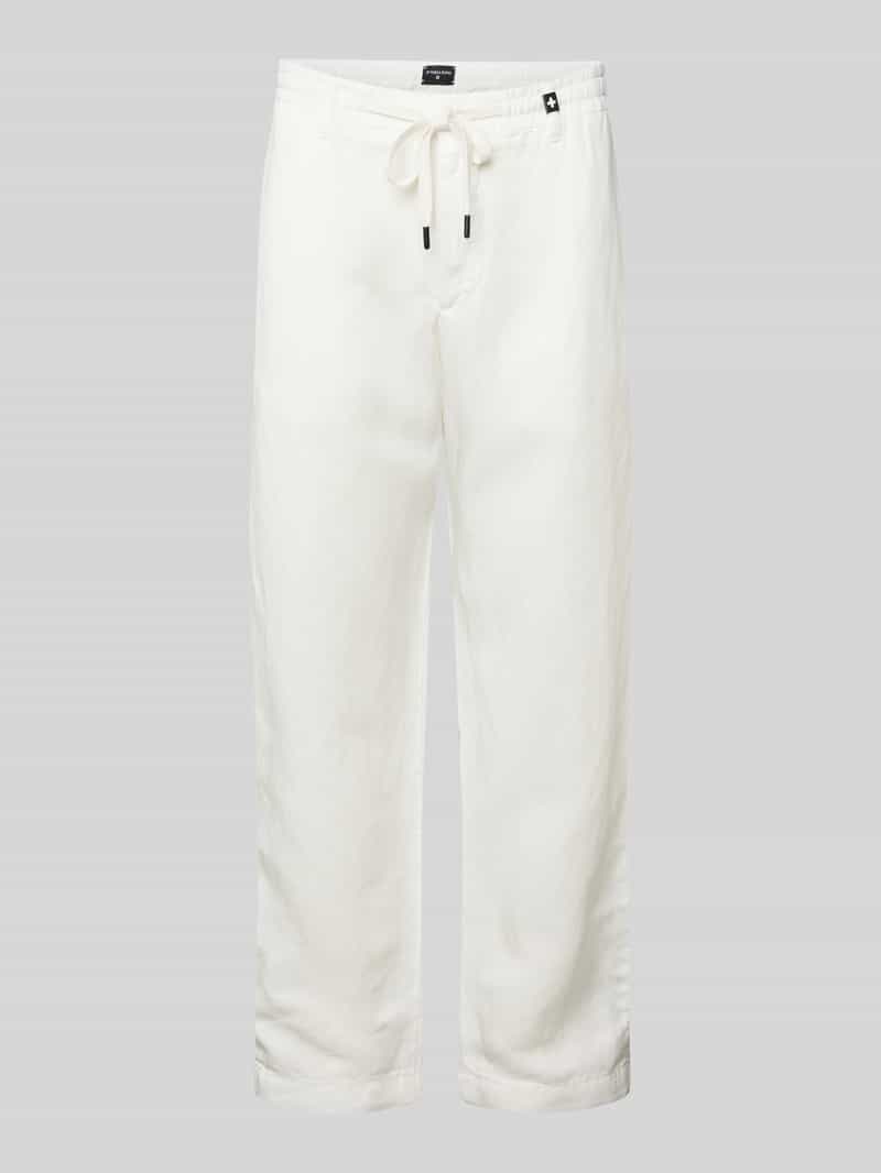 Strellson Regular fit chino met elastische band model 'Saturn'