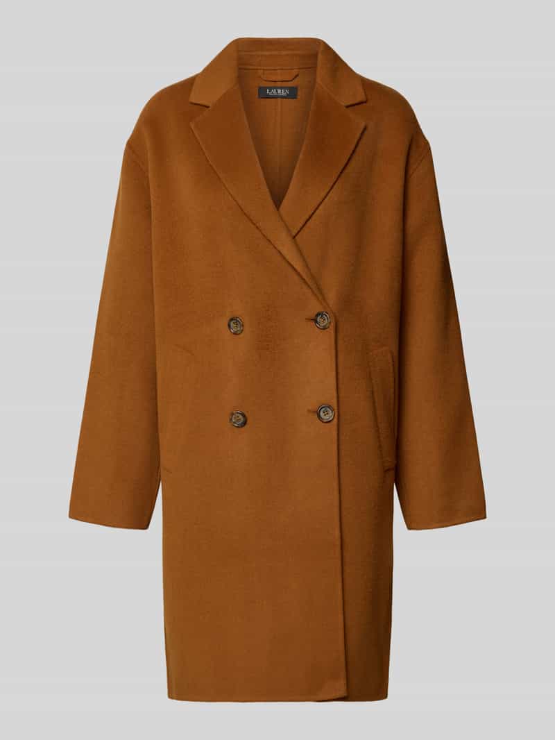 Lauren Ralph Lauren Lange jas met reverskraag model 'DAWLEY'