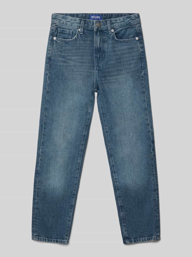 Only & Sons Straight fit jeans van puur katoen model 'EDGE'