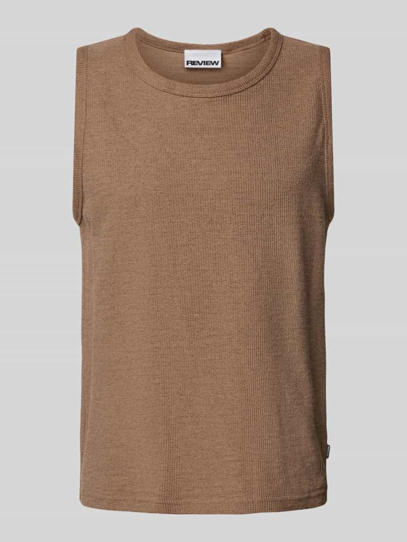 REVIEW Top met ronde hals