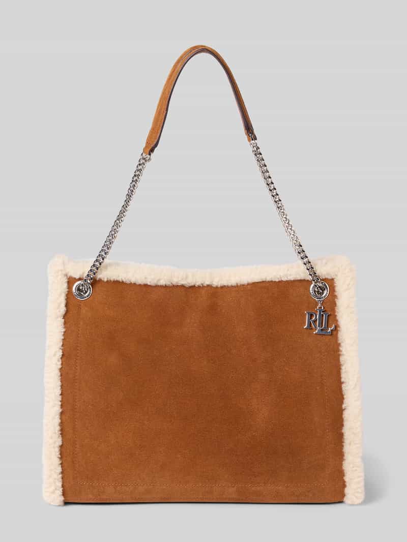 Lauren Ralph Lauren Handtas met teddybont en labelapplicatie