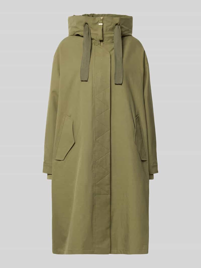 G-LAB Lange jas van lyocellmix met uitneembare binnenvoering