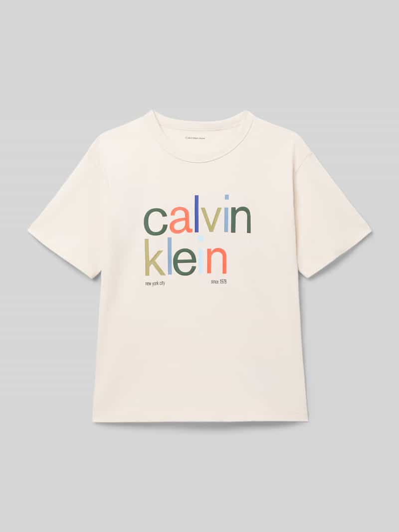 Calvin Klein Jeans T-shirt met labelprint