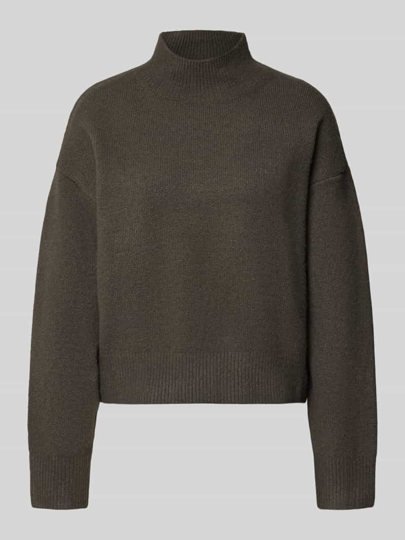 NEO NOIR Col-pullover met wol en ronde hals