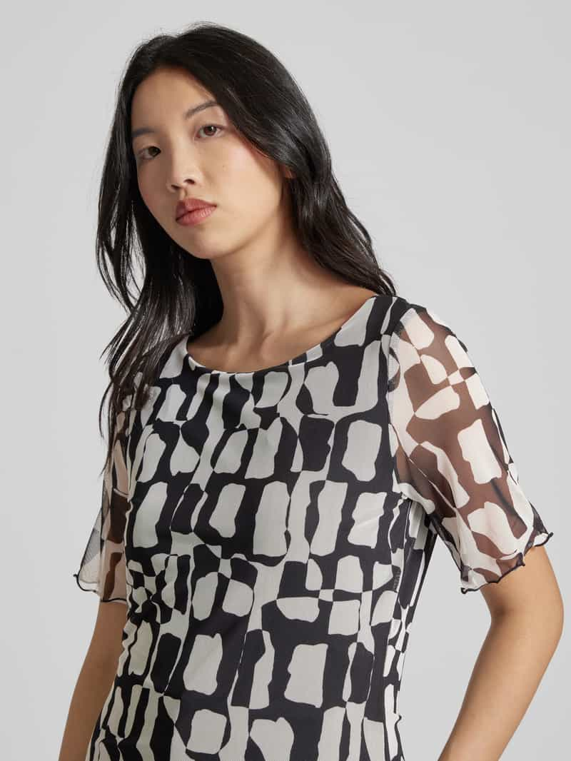 s.Oliver BLACK LABEL Blouseshirt met all-over motief