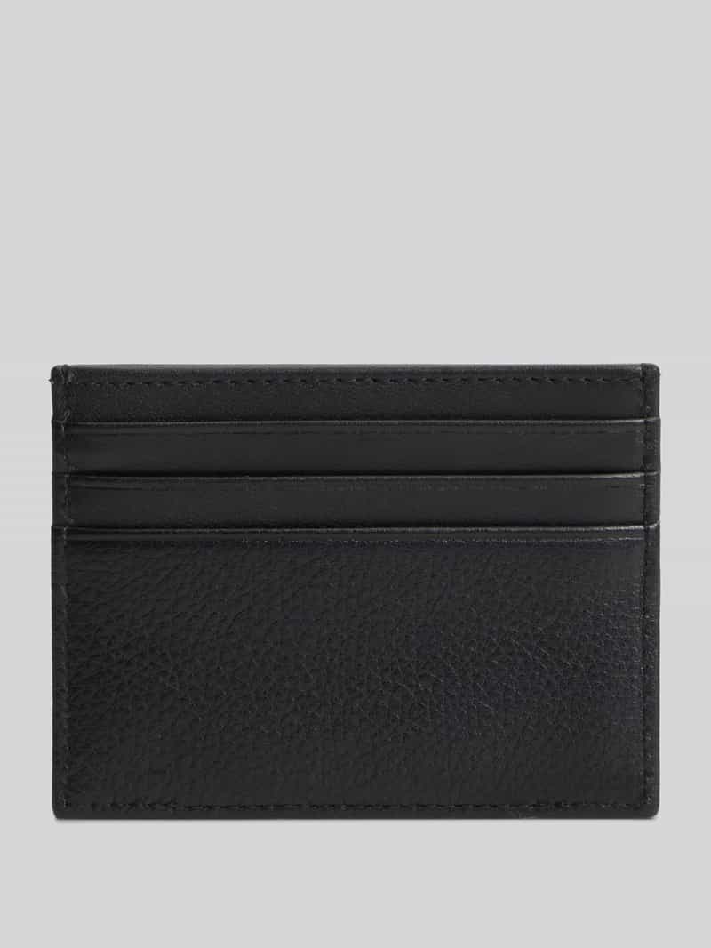 Tommy Hilfiger Portemonnee van echt rundleer model 'CORP CC HOLDER' zwart, foto 2