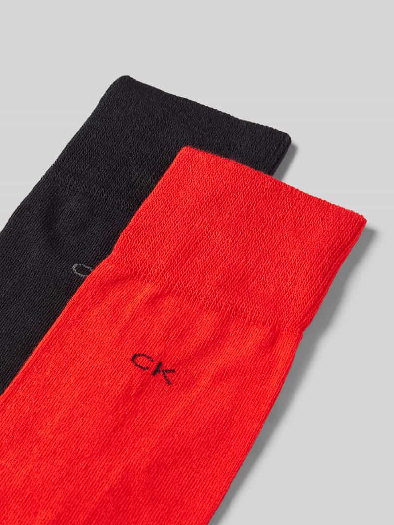 CK Calvin Klein Sokken met labelprint in een set van 2 paar