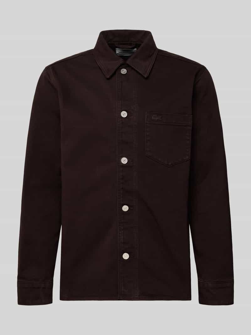 Lacoste Regular fit jeansjack van puur katoen