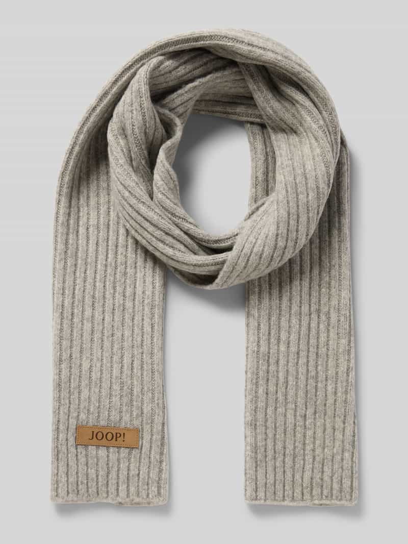 Joop! Sjaal met labelpatch
