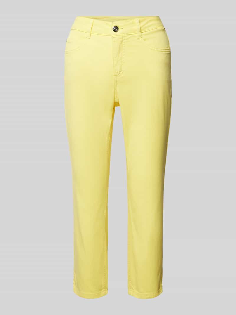 Oui Slim fit broek met verkort model