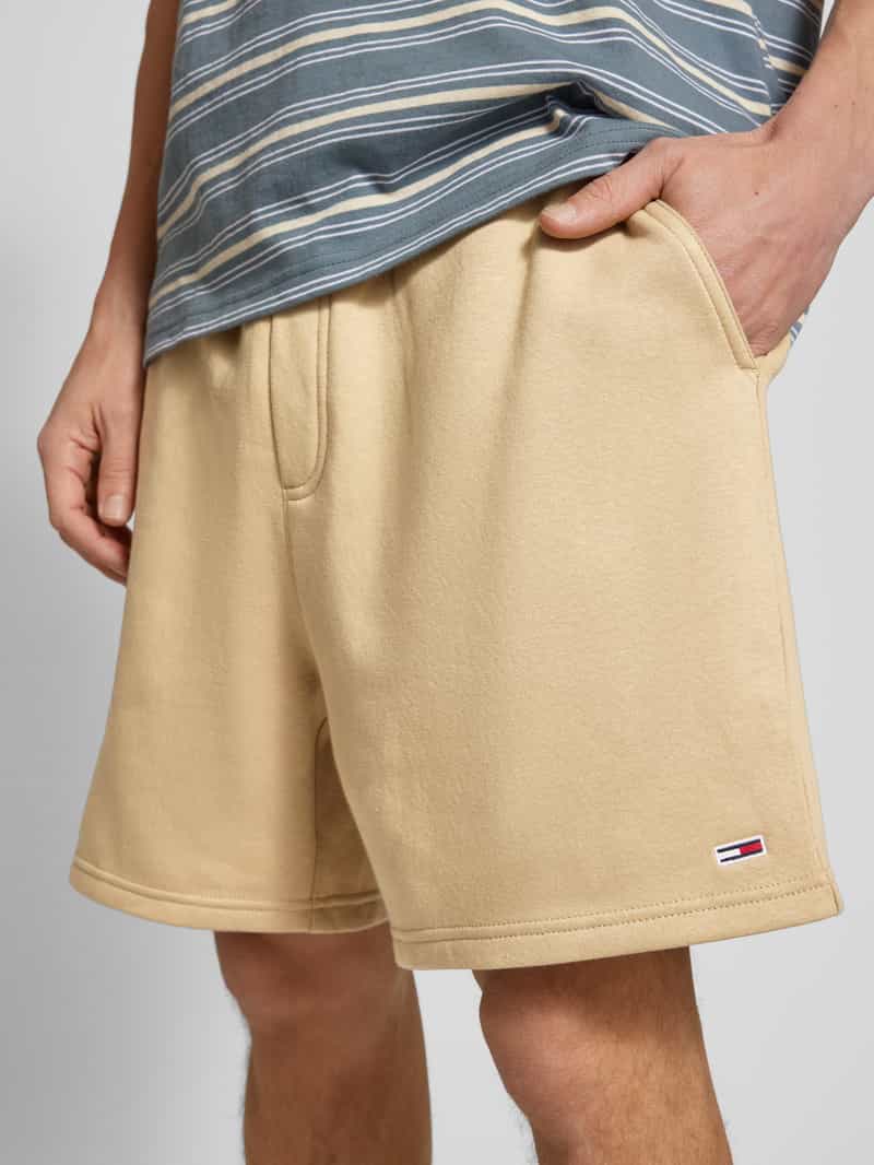 Tommy Jeans Regular fit sweatshorts van katoenmix