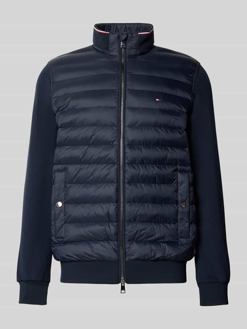 Tommy Hilfiger Regular fit gewatteerd jack van katoenmix