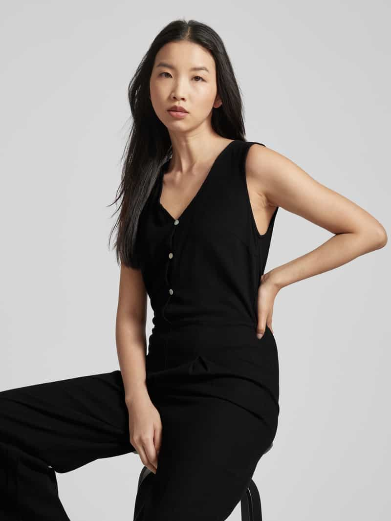 Vero Moda Jumpsuit met korte knoopsluiting model 'MYMILO'