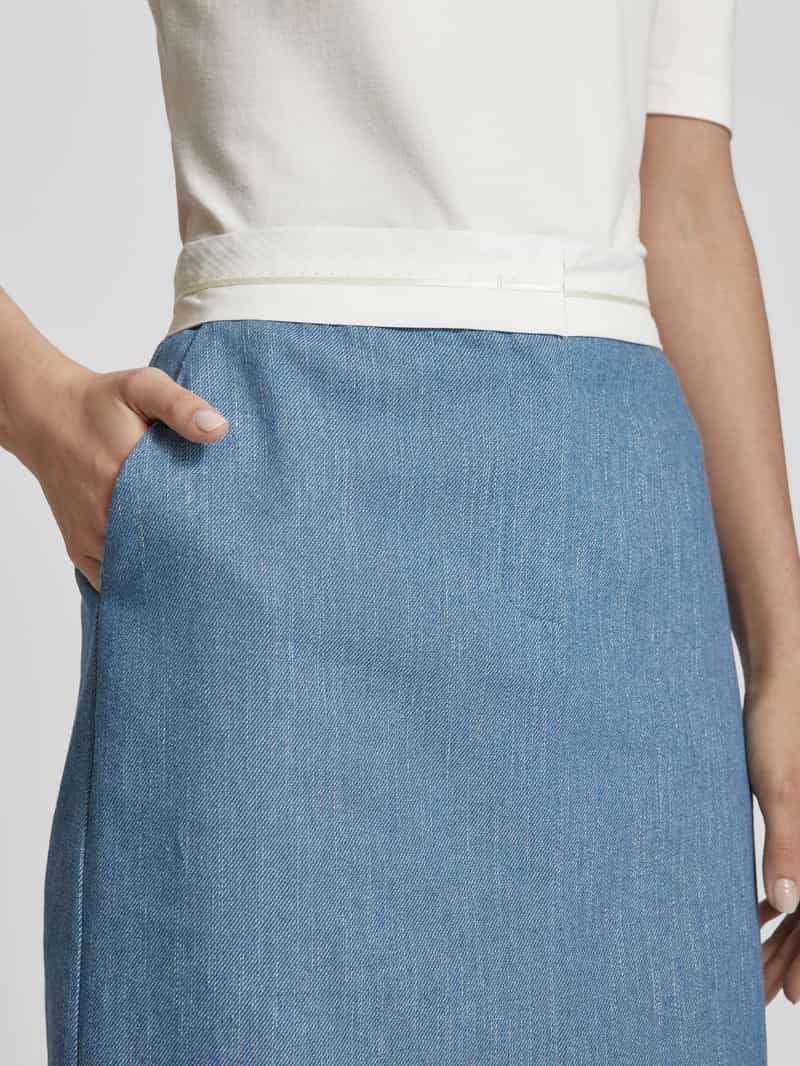 Stefanel Midi-rok in denimlook