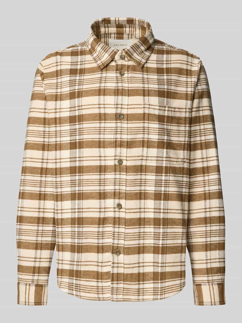 Les Deux Regular fit vrijetijdsoverhemd met kentkraag model 'Lennon'