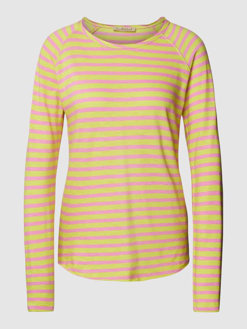 Smith and Soul Shirt met lange mouwen met streepmotief