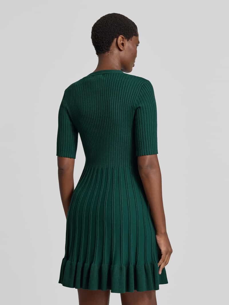 Apricot Tricotjurk in minilengte met viscose