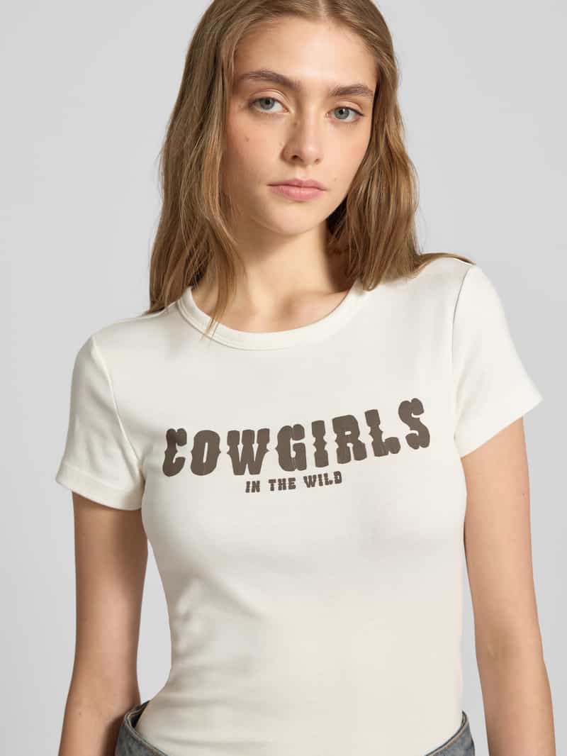 Gina Tricot T-shirt met statementprint