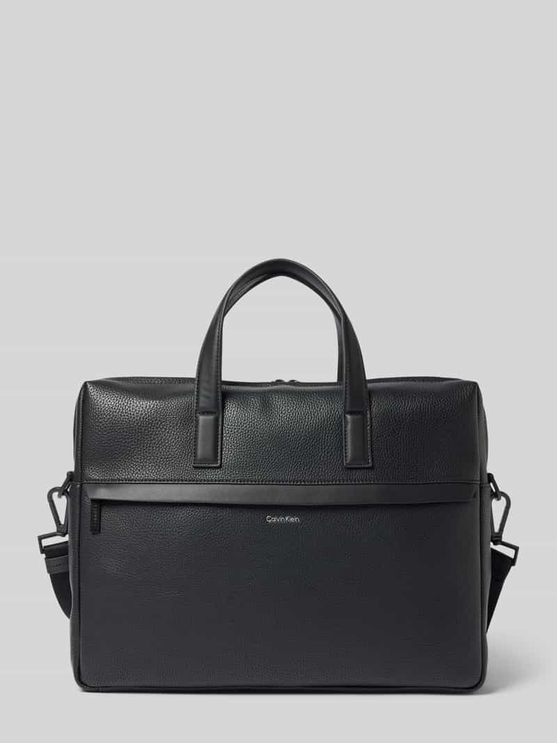 CK Calvin Klein Laptoptas met labelapplicatie model 'CK MUST'