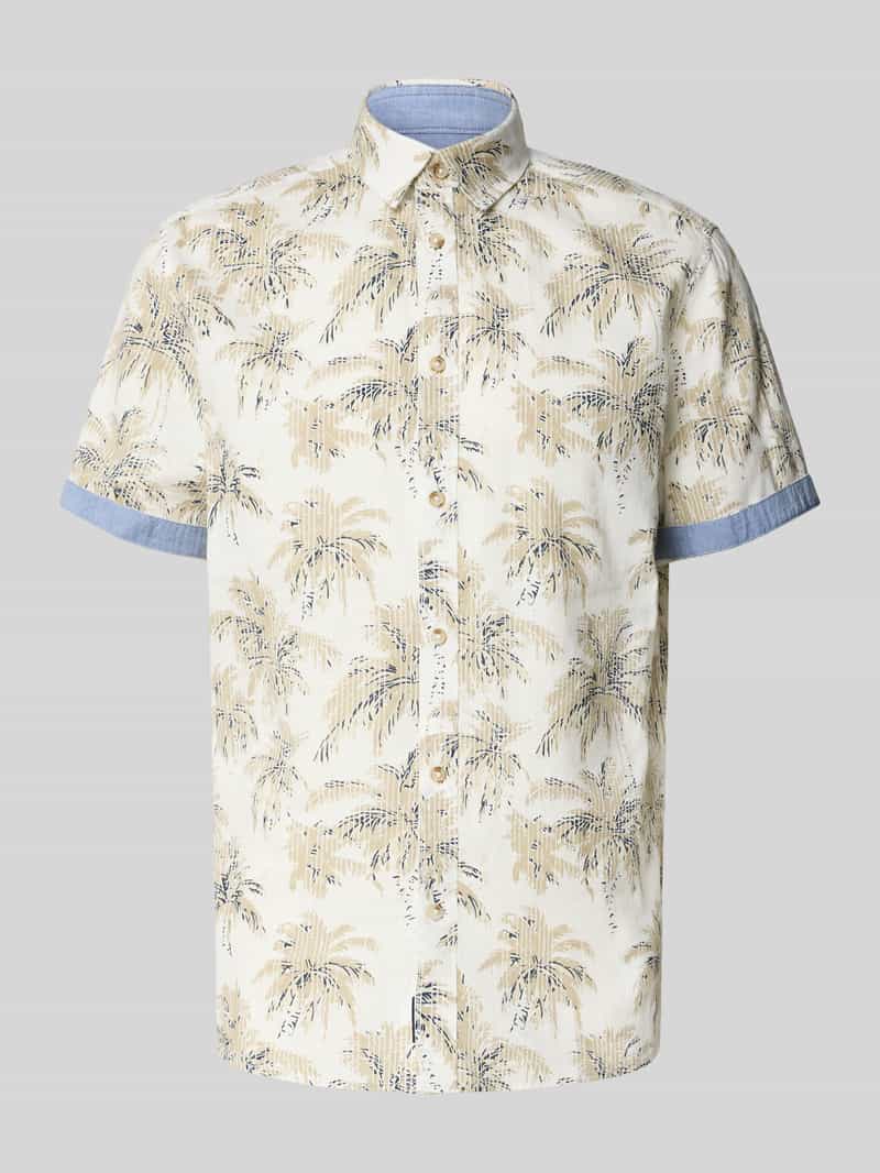Tom Tailor Regular fit vrijetijdsoverhemd van puur katoen