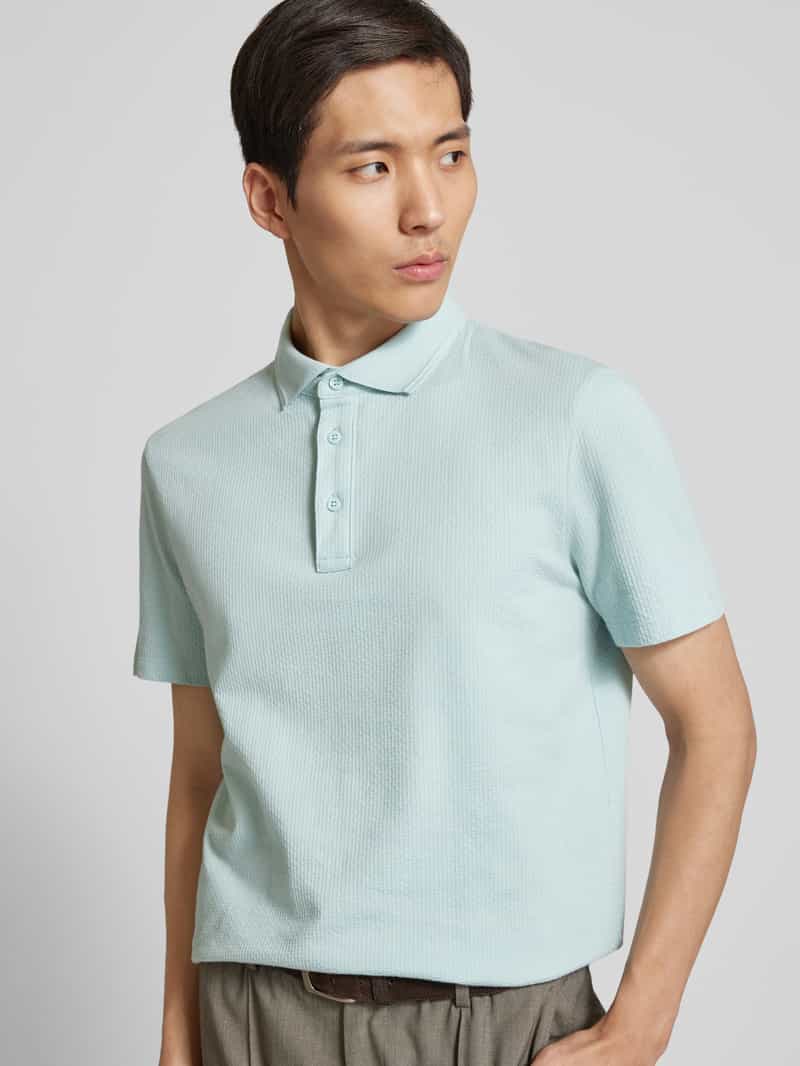 Strellson Poloshirt met structuurmotief model 'Fisher'