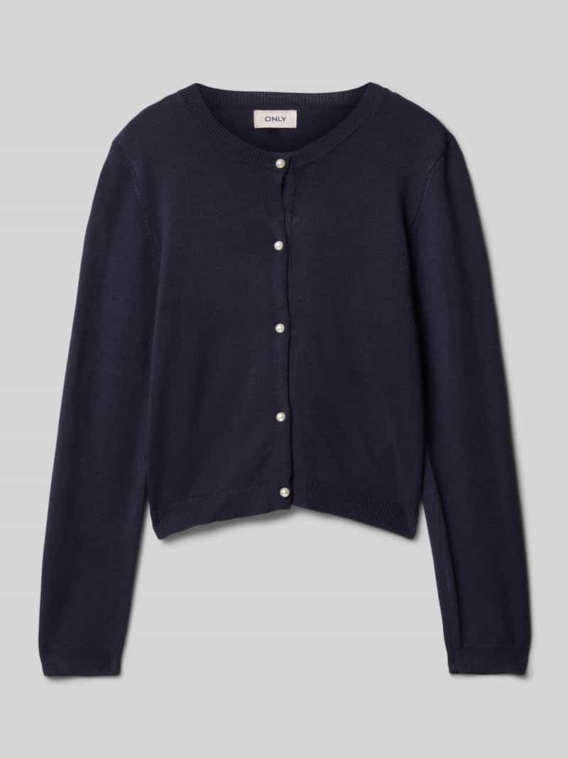 Only Regular fit gebreid jack van viscosemix model 'NATASHA LIFE'