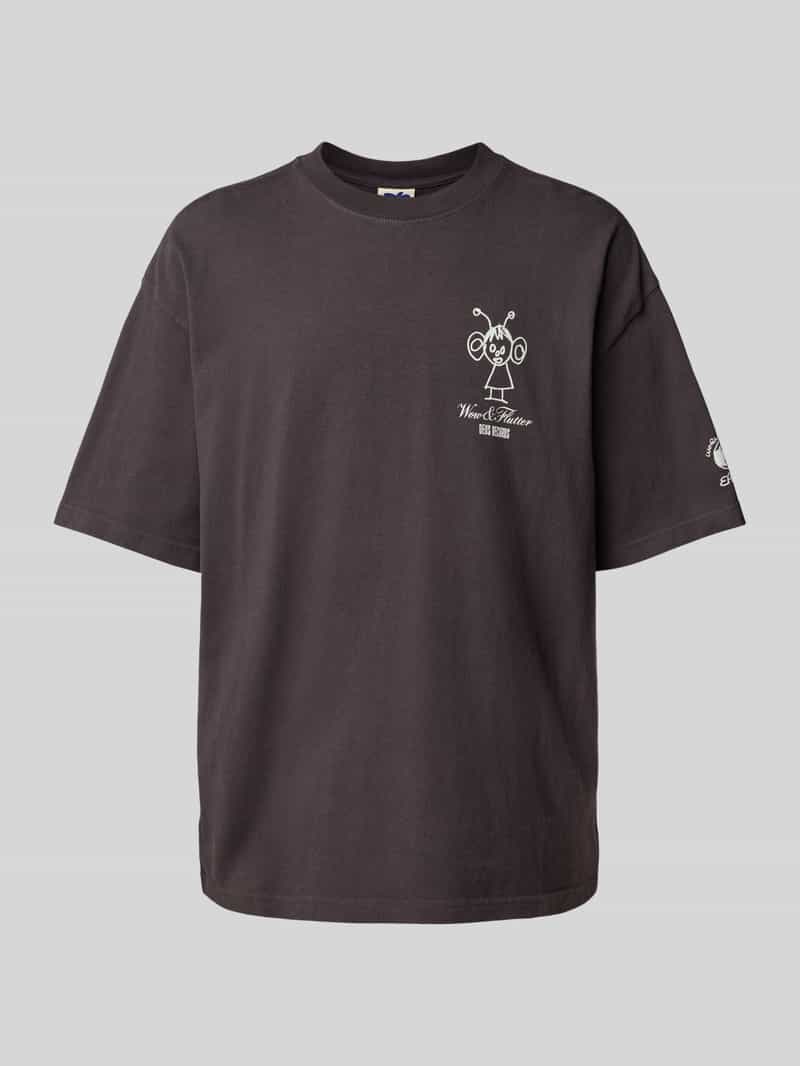 DEUS EX MACHINA T-shirt met labelprint