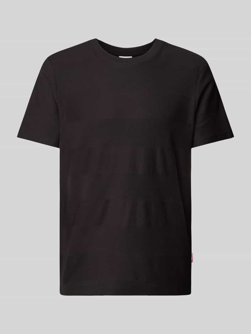 JOOP! JEANS T-shirt met structuurmotief model 'Ismet'