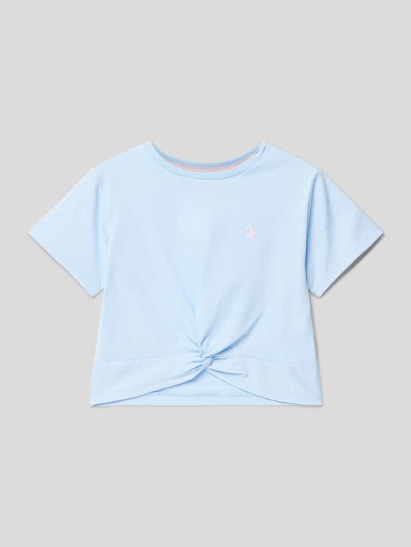 Polo Ralph Lauren Teens Kort T-shirt met labelstitching