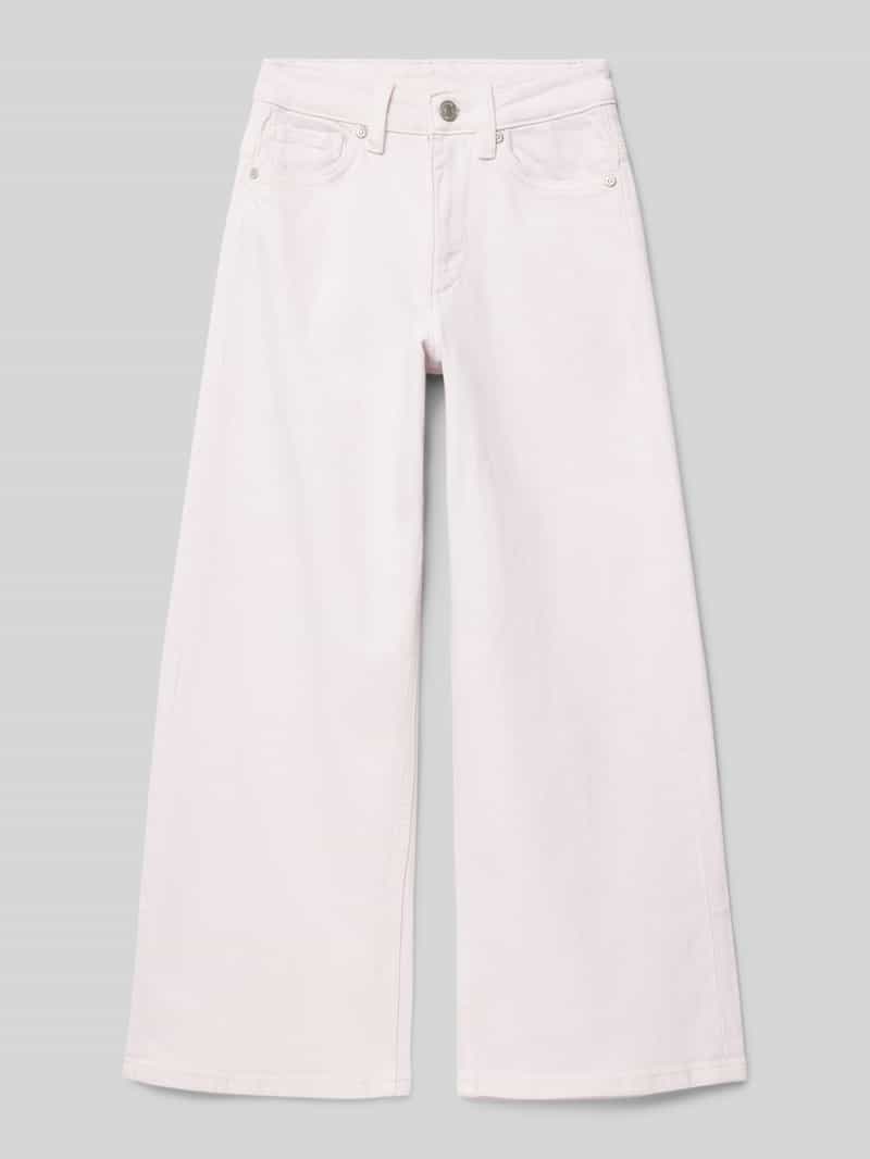 Tom Tailor Wide leg jeans van katoenmix
