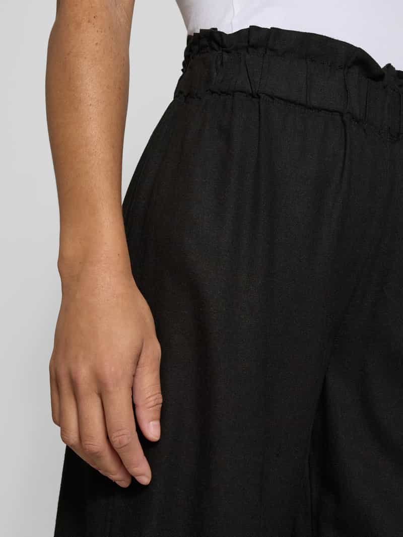 Only Loose fit culotte van een mix van viscose en linnen model 'SOLVI-CARO'