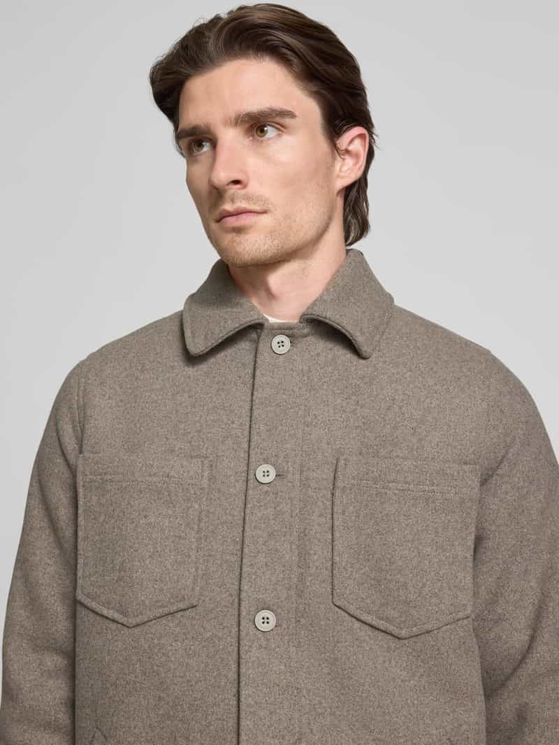 Samsøe Regular fit overhemdjack met borstzakken model 'PALLY'