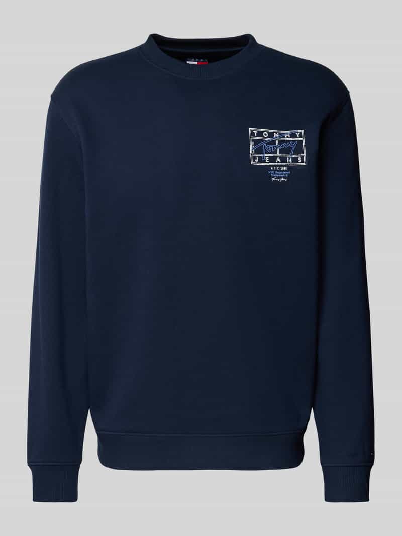 Tommy Jeans Regular fit sweatshirt van puur katoen
