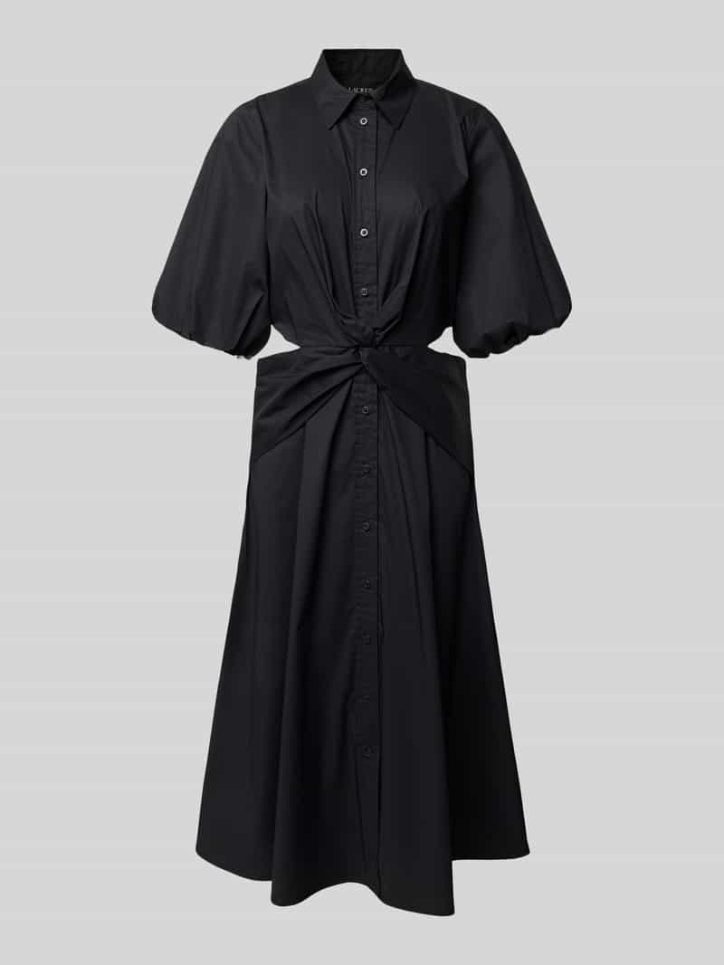 Lauren Ralph Lauren Overhemdjurk met cut-outs model 'NALDA'