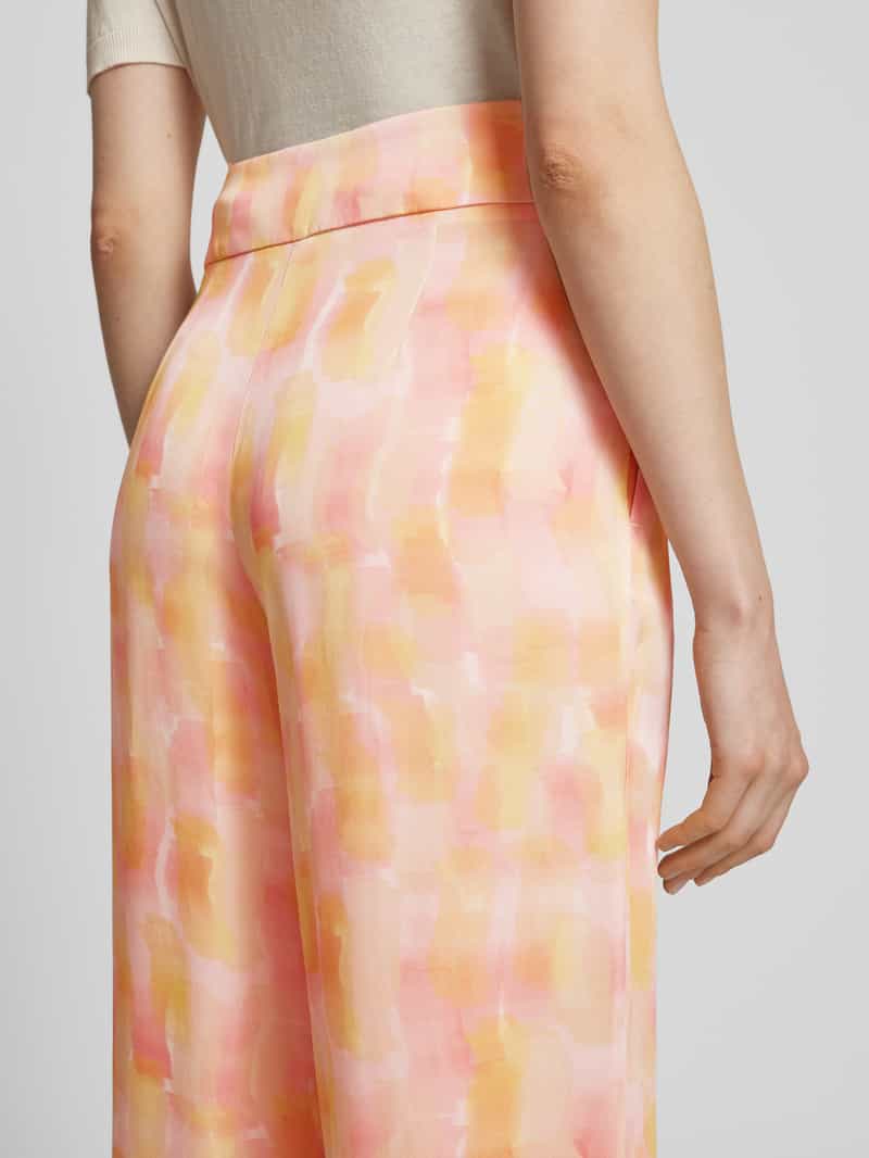 Armani Exchange Relaxed fit stoffen broek met bandplooien