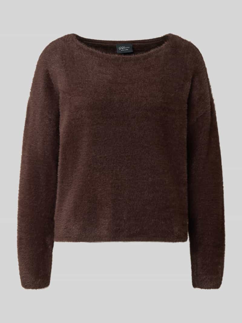 s.Oliver BLACK LABEL Relaxed fit pullover met viscose