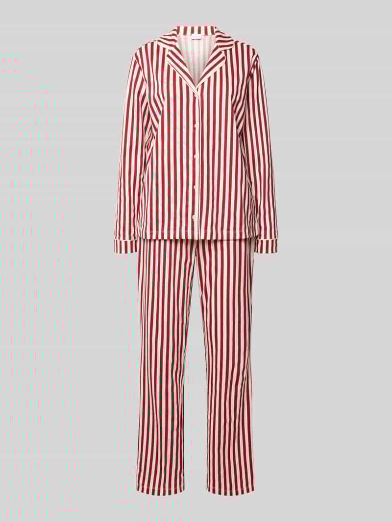 Lascana Pyjama met reverskraag model 'X-MAS'